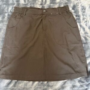 Tilley Black Skort